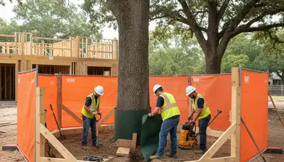 Worcester, MA arborist protecting tree roots with professional root protection services