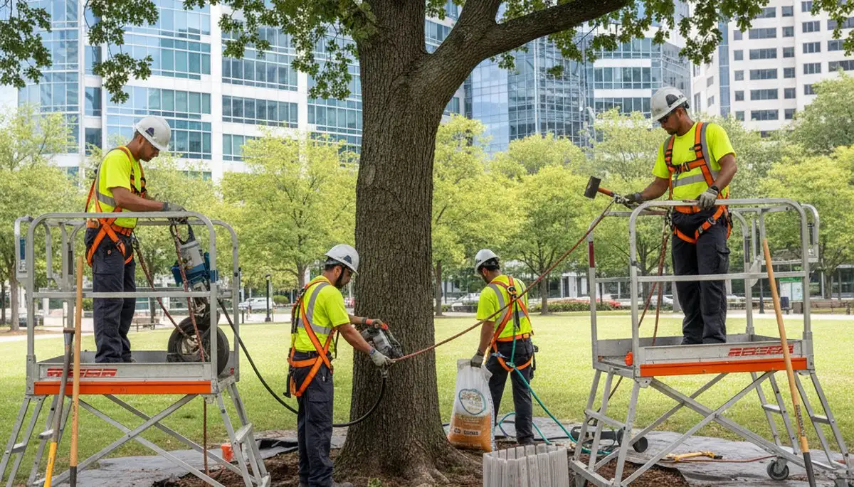 Root protection service in Worcester, MA to safeguard tree roots and promote healthy growth