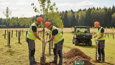 Tree planting service in Worcester, MA for healthy, long-lasting growth