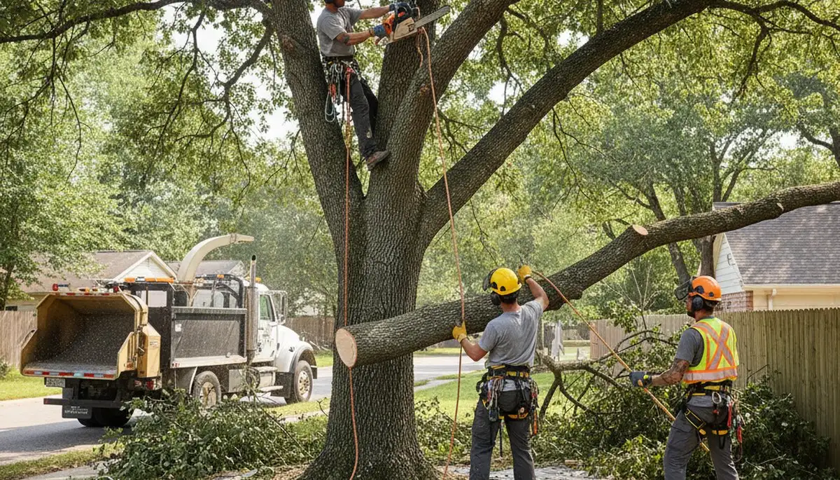 Professional tree removal crew serving Worcester, MA