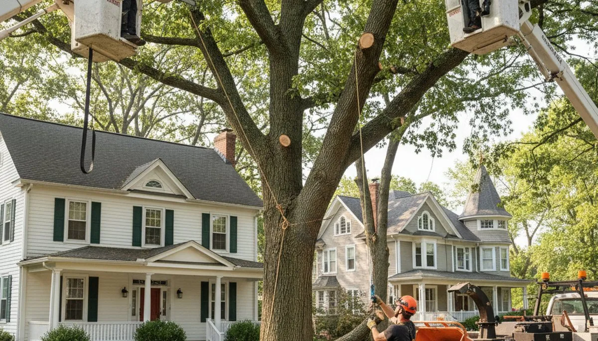 Worcester, MA tree removal crew serving residential and commercial properties