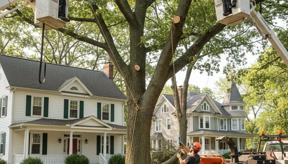 Worcester, MA tree removal crew serving residential and commercial properties