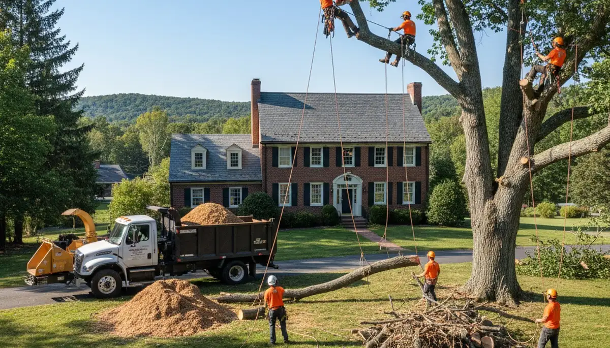 Tree removal crew serving Worcester, MA for safe, professional tree care
