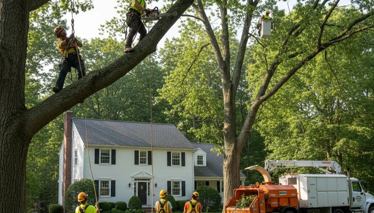 Professional tree removal crew serving Worcester, MA for safe, efficient tree service